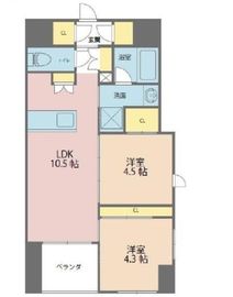 ブラントン日本橋大伝馬町 5階 間取り図