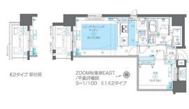 ZOOM秋葉原EAST 10階 間取り図