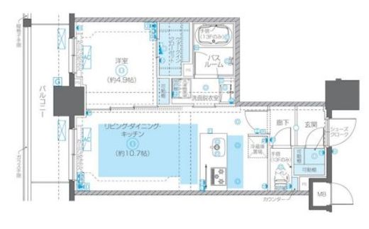 ZOOM秋葉原EAST 7階 間取り図