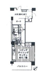 グレイスコート代々木公園 2階 間取り図