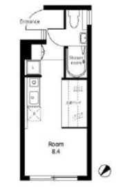 アスティーレ千駄ヶ谷 301 間取り図