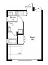 アスティーレ千駄ヶ谷 203 間取り図