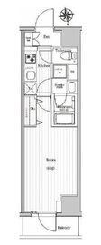 プレミアムキューブジー東新宿 8階 間取り図