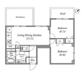 LEGALAND千石 501 間取り図