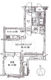 トゥールロワイヤル神宮前 4階 間取り図