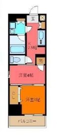 日神デュオステージ浅草三筋 13階 間取り図