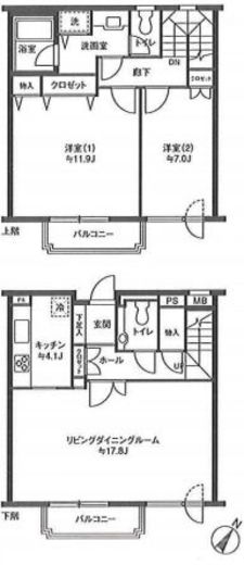 参宮橋マンション 301 間取り図