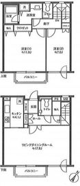 参宮橋マンション 301 間取り図