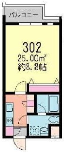 ラフィーヌ駒場クラシック 302 間取り図
