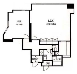 渋谷プロパティータワー 1501 間取り図