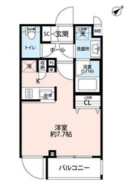 プレール・ドゥーク学芸大学2 4階 間取り図