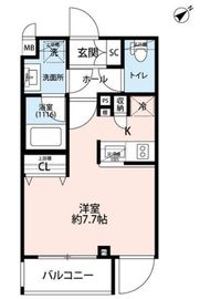 プレール・ドゥーク学芸大学2 106 間取り図