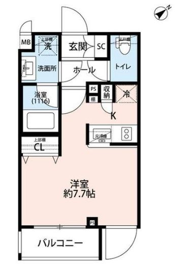 プレール・ドゥーク学芸大学2 307 間取り図