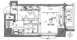 ステージファースト水道橋 7階 間取り図