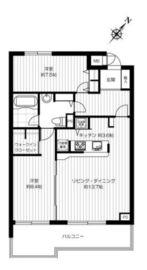 グラマシー恵比寿 308 間取り図