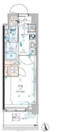 クレイシア新宿パークコンフォート 4階 間取り図