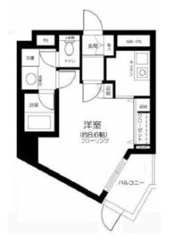 ルシェール赤坂 1階 間取り図