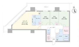 豊洲シエルタワー 6階 間取り図