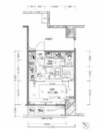 ピアース赤坂 2階 間取り図