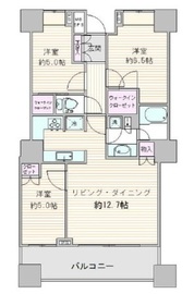 エアライズタワー 11階 間取り図