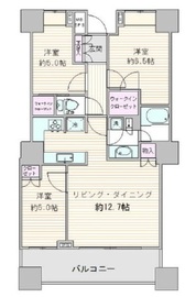 エアライズタワー 11階 間取り図