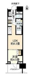 クレヴィア小石川後楽園 12階 間取り図