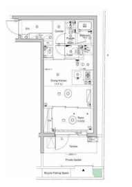 シーフォルム門前仲町 1階 間取り図