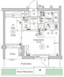 シーフォルム門前仲町 1階 間取り図