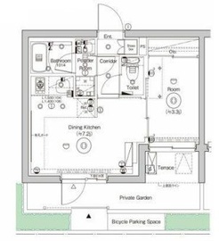 シーフォルム門前仲町 1階 間取り図