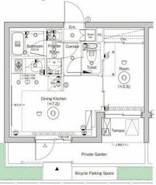 シーフォルム門前仲町 1階 間取り図