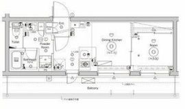 シーフォルム門前仲町 5階 間取り図