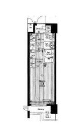 グランド・ガーラ銀座 6階 間取り図