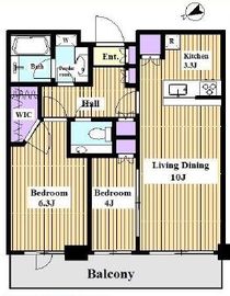 クラッシィタワー東中野 17階 間取り図