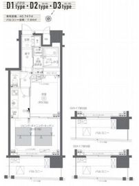 ZOOM日本橋蛎殻町 10階 間取り図