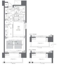 ZOOM日本橋蛎殻町 12階 間取り図