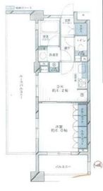 プレジール新宿大久保 4階 間取り図