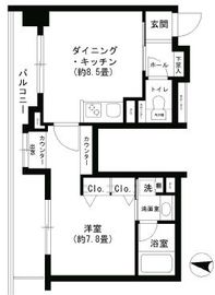 クリオ文京小石川 1304 間取り図