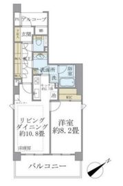 ファミール東京グランリッツ 13階 間取り図