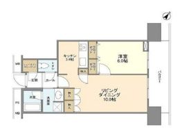 リガーレ日本橋人形町 32階 間取り図