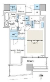 パークタワー晴海 39階 間取り図