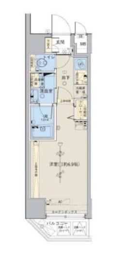 ブライズ神保町 7階 間取り図
