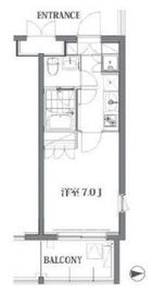 ガーデン荏原中延 208 間取り図