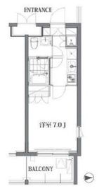 ガーデン荏原中延 208 間取り図