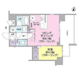 アジールコフレ新中野 5階 間取り図