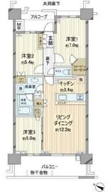 クラッシィハウス世田谷公園マスターズガーデン 2階 間取り図