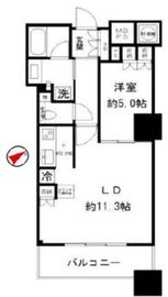 ザ・パークハウス西新宿タワー60 16階 間取り図
