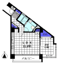 お茶の水S.C.ハウス 3階 間取り図