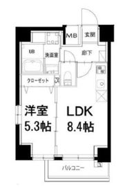 ミナモ浅草橋 501 間取り図