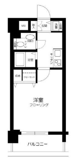 メゾン・ド・ヴィレ渋谷 11階 間取り図