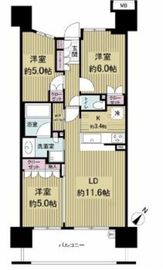 スターコート豊洲 6階 間取り図